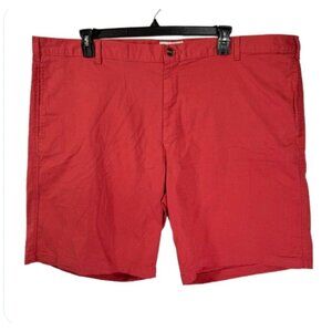 Saddlebred Comfort Flex Shorts Mens 46W Red Coral Chino Stretch Preppy Golf NWT